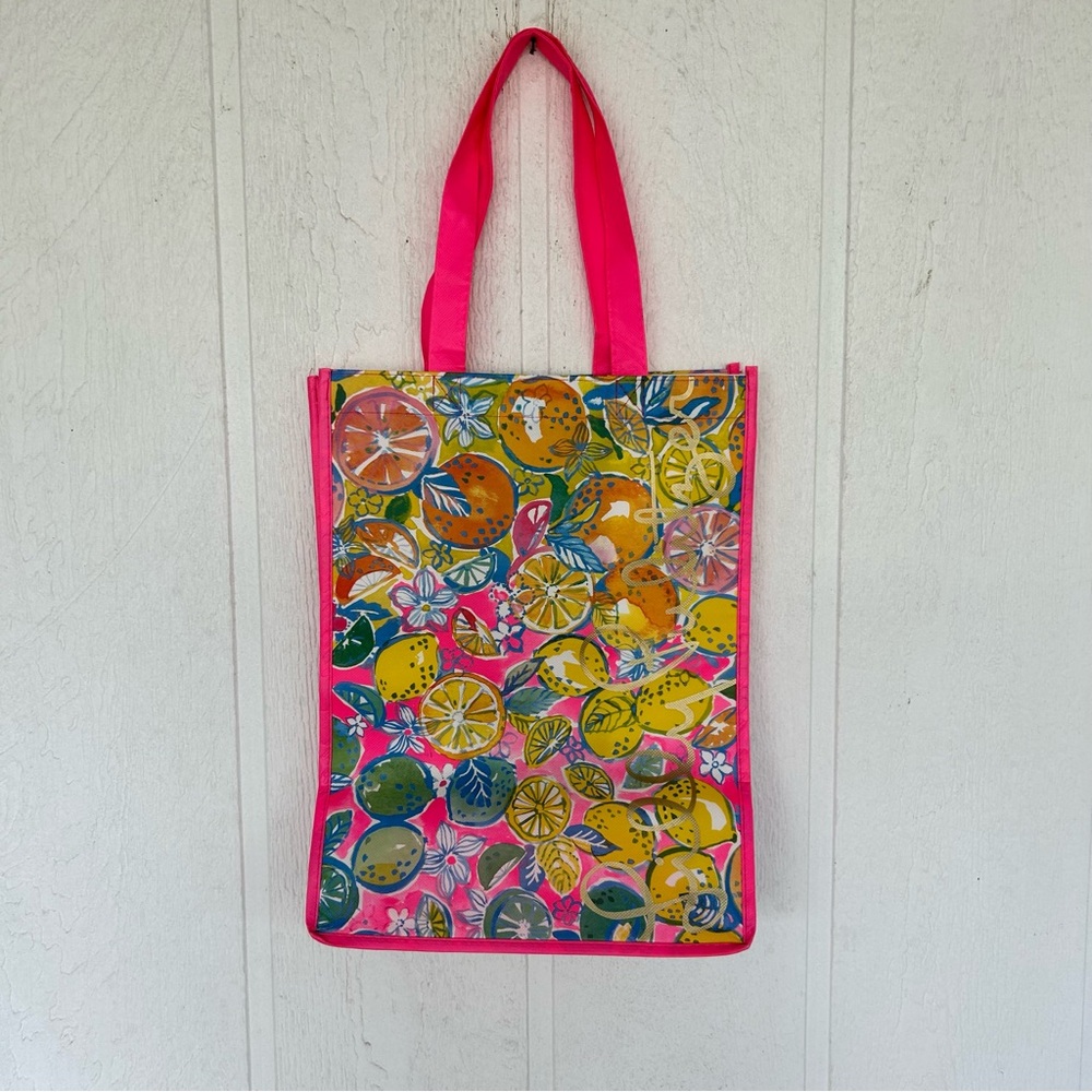 LILLY PULITZER REUSABLE SHOPPING TOTE BAG - Picture 11 of 11